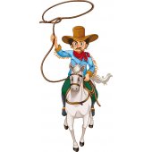 Wandsticker Cowboy