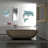 Wandsticker Delphin