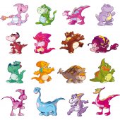 Wandsticker Dino Set