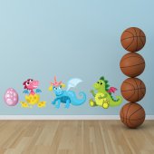 Wandsticker Dino Set