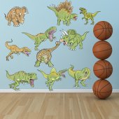 Wandsticker Dinosaurier Set