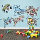 Wandsticker Dinosaurier Set