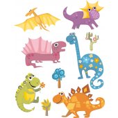 Wandsticker Dinosaurier Set