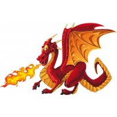 Wandsticker Drachen