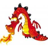 Wandsticker Drachen