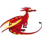 Wandsticker Drachen