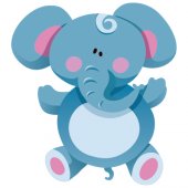 Wandsticker Elefant