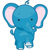 Wandsticker Elefant