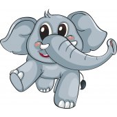 Wandsticker Elefant