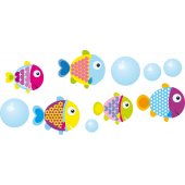 Wandsticker Fische Set