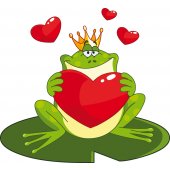 Wandsticker Frosch