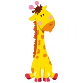 Wandsticker Giraffe