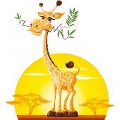 Wandsticker Giraffe