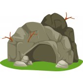 Wandsticker Höhle