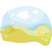 Wandsticker Landschaft