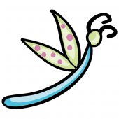 Wandsticker Libelle