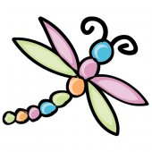 Wandsticker Libelle