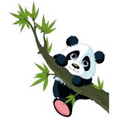 Wandsticker Panda