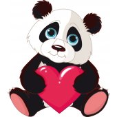 Wandsticker Panda