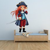 Wandsticker Pirat
