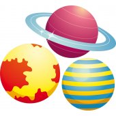 Wandsticker Planeten Set