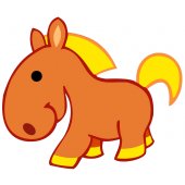 Wandsticker Pony