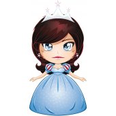 Wandsticker Prinzessin