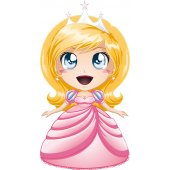 Wandsticker Prinzessin