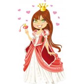 Wandsticker Prinzessin