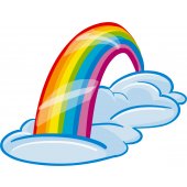 Wandsticker Regenbogen