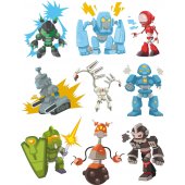 Wandsticker Roboter Set