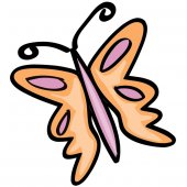 Wandsticker Schmetterling