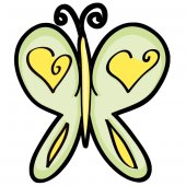 Wandsticker Schmetterling