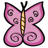 Wandsticker Schmetterling