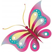 Wandsticker Schmetterling