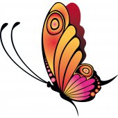 Wandsticker Schmetterling