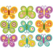 Wandsticker Schmetterling Set