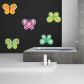 Wandsticker Schmetterling Set