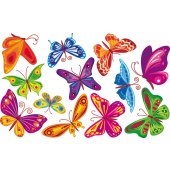 Wandsticker Schmetterling Set