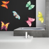 Wandsticker Schmetterling Set