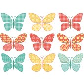 Wandsticker Schmetterling Set