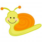 Wandsticker Schnecke