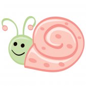 Wandsticker Schnecke