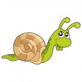 Wandsticker Schnecke