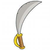 Wandsticker Schwert