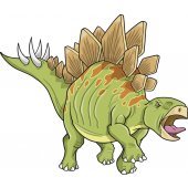 Wandsticker Stegosaurus
