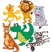 Wandsticker Tiere Set