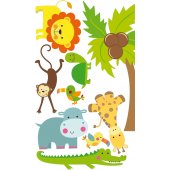 Wandsticker Tiere Set