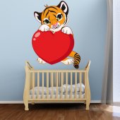 Wandsticker Tiger