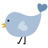 Wandsticker Vogel